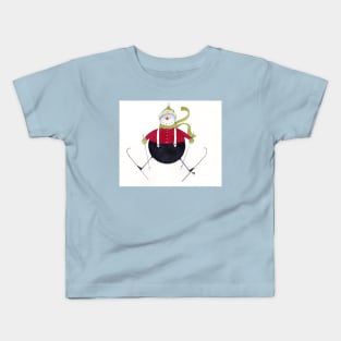 Roly Poly Snowman Kids T-Shirt